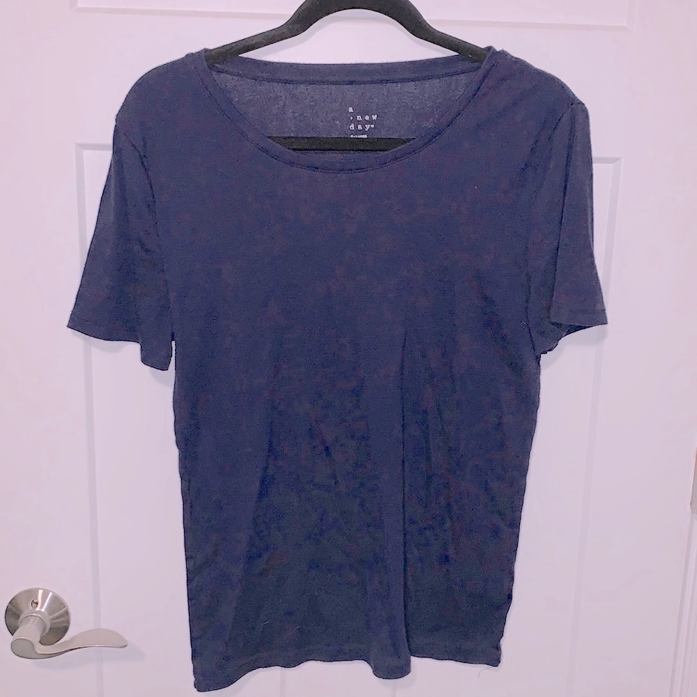 Solid Navy Soft Tee